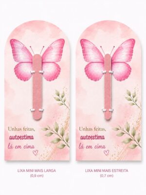 Card Cartão com Mini Lixa