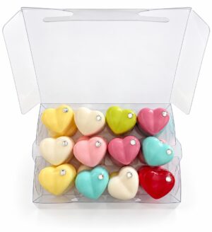 Kit com 50 Sabonetes Artesanais Coração